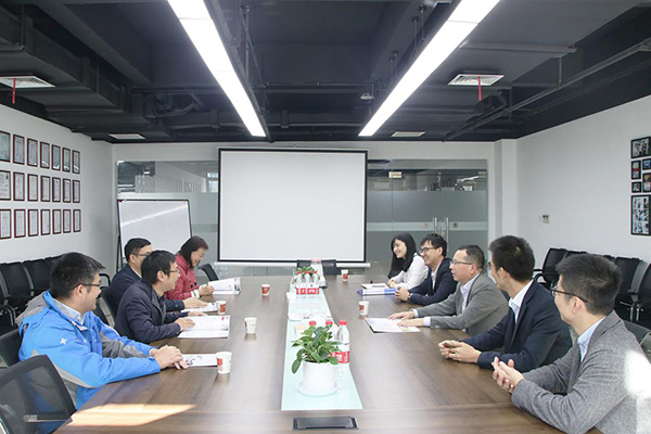 中國計量大學現(xiàn)代科技學院副院長一行到訪美控